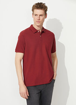 Altınyıldız Classics Polo Yaka Bordo Erkek T-Shirt 4A9000000002
