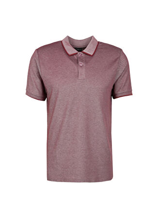 Altınyıldız Classics Beyaz - Bordo Erkek Polo T-Shirt 4A9000000003