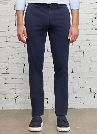 Altınyıldız Classics Normal Bel Dar Paça Slim Fit Lacivert Erkek Pantolon 4A0123200041
