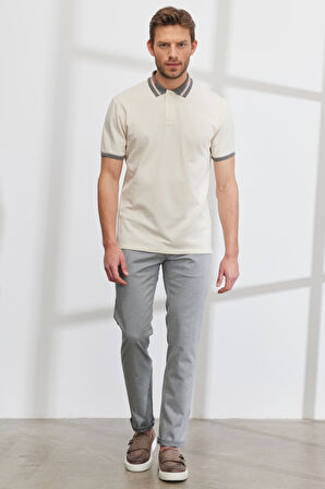 Slim Fit Dar Kesim 5 Cep Pamuklu Armürlü Esnek Pantolon