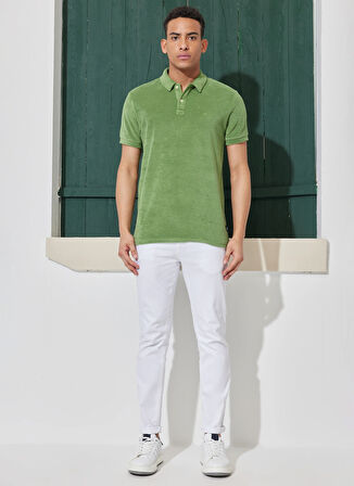 Altınyıldız Classics Yeşil Erkek Polo T-Shirt 4A4823200072