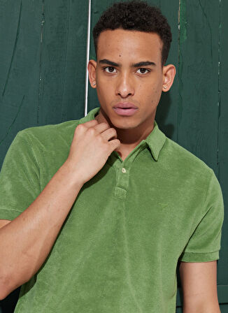 Altınyıldız Classics Yeşil Erkek Polo T-Shirt 4A4823200072