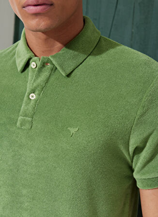 Altınyıldız Classics Yeşil Erkek Polo T-Shirt 4A4823200072