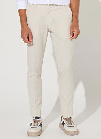 Altınyıldız Classics Normal Bel Dar Paça Slim Fit Bej Erkek Pantolon 4A0123200058