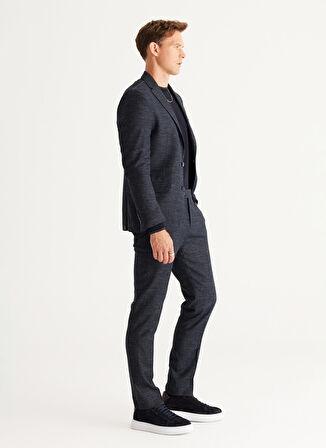 Normal Bel Slim Fit Lacivert Erkek Takım Elbise 4C3024100005