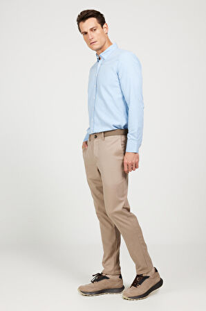 Slim Fit Dar Kesim Esnek Pantolon