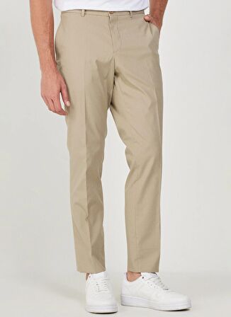 Altınyıldız Classics Normal Bel Dar Paça Slim Fit Bej Erkek Pantolon 4A0123200097