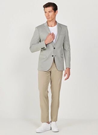 Altınyıldız Classics Normal Bel Dar Paça Slim Fit Bej Erkek Pantolon 4A0123200097