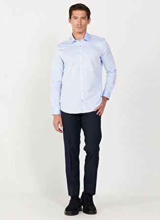 Altınyıldız Classics Normal Bel Dar Paça Slim Fit Lacivert Erkek Pantolon 4A0123200097