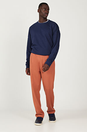 Oversize Bol Kesim Desenli Pantolon