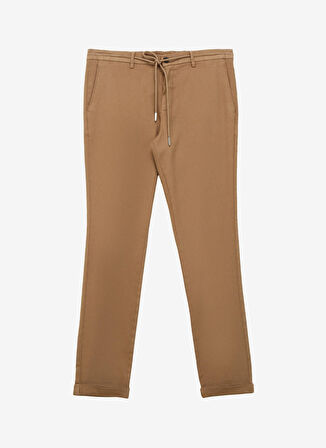 Normal Bel Dar Paça Slim Fit Vizon Erkek Pantolon 4C0124100013