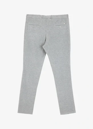 Altınyıldız Classics Normal Bel Dar Paça Slim Fit Gri Erkek Pantolon 4C0124100024