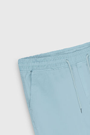 Slim Fit Dar Kesim Pamuklu Yan Cepli Şort