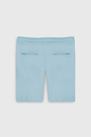 Slim Fit Dar Kesim Pamuklu Yan Cepli Şort