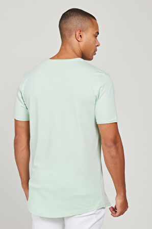 Standart Fit Normal Kesim Bisiklet Yaka %100 Pamuk Kısa Kollu Tişört