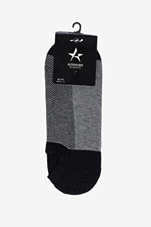 Tekli Bambulu Sneaker Çorap