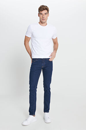 Slim Fit Dar Kesim 5 Cep Esnek Denim Jean Kot Pantolon