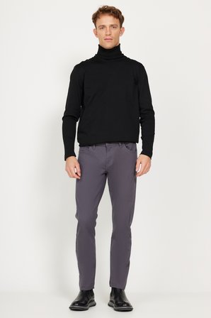 Slim Fit Dar Kesim 5 Cep Pamuklu Esnek Pantolon