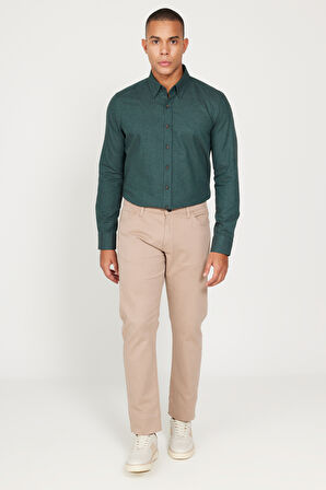 Slim Fit Dar Kesim 5 Cep Pamuklu Esnek Pantolon