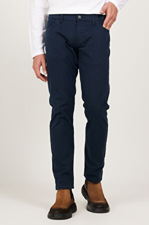Slim Fit Dar Kesim 5 Cep Pamuklu Esnek Pantolon