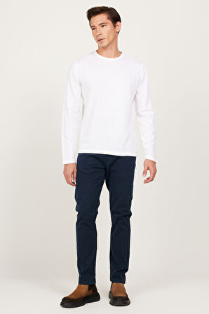 Slim Fit Dar Kesim 5 Cep Pamuklu Esnek Pantolon