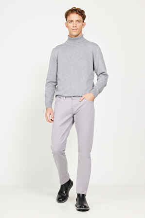 Slim Fit Dar Kesim 5 Cep Pamuklu Esnek Pantolon