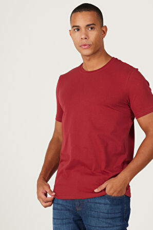 360 Derece Her Yöne Esneyen Slim Fit Bisiklet Yaka Tişört