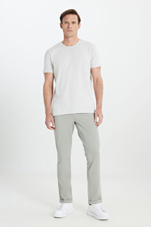 360 Derece Her Yöne Esneyen Slim Fit Bisiklet Yaka Tişört