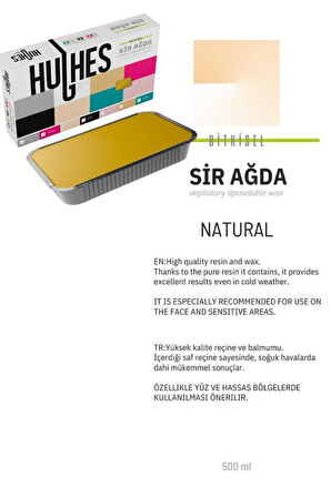 Hughes Profesyonel Kalıp Ağda 500 Ml Natural