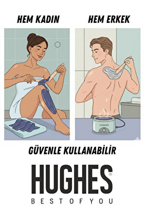 Hughes Profesyonel Kalıp Ağda 500 Ml Silver Gümüş