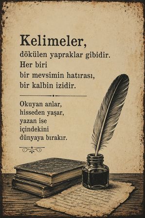 Retro Edebi Sözlü MDF Duvar Tablosu Vintage Dekoratif Yazı Panosu 15