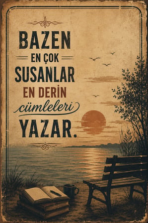 Retro Edebi Söz Ahşap MDF Duvar Tablosu Dekoratif Motivasyon ve Kitap Sever Hediyesi 31