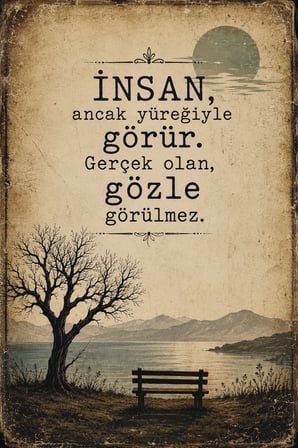 Retro Edebi Sözlü MDF Duvar Tablosu Vintage Dekoratif Motivasyon Yazılı Pano 43