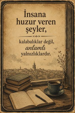Retro Edebi Söz Ahşap MDF Duvar Tablosu Vintage Dekoratif Motivasyon Panosu 47