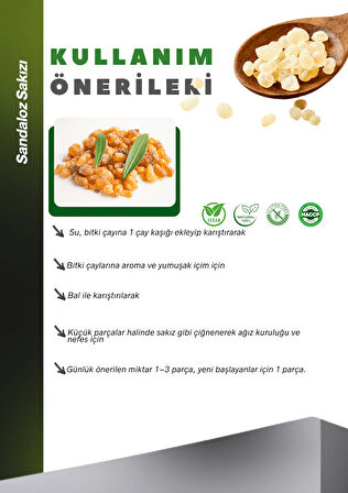 Sandaloz Sakızı 100g Sandalwood Gum