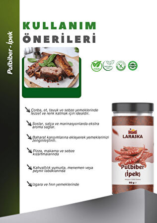 Pulbiber İpek 50g Aleppo Chilli Flakes