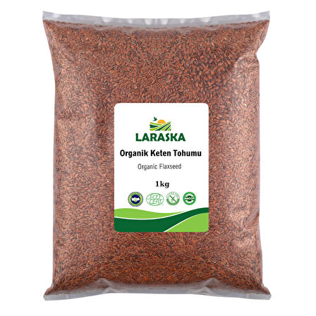 Organik Keten Tohumu 1kg Organic Brown Flaxseed