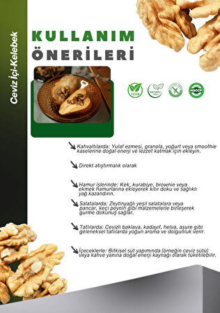 Ceviz İçi Yerli 250g - Kelebek Walnut Halves