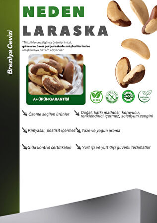 Brezilya Cevizi İçi Yeni Tane 100g Brazil Nut