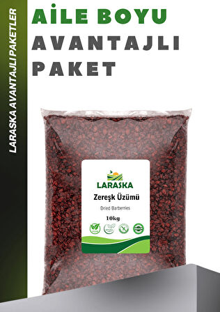 Kuru Zereşk (barberries) 10 Kg Yeni Mahsül 1. Kalite Iran Üzümü Zereshk Avantajlı Paket
