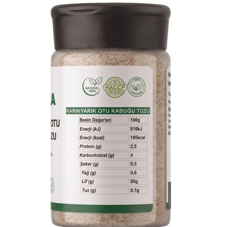 Karnıyarık Otu Kabuğu Tozu 250g Psyllium Husk Powder