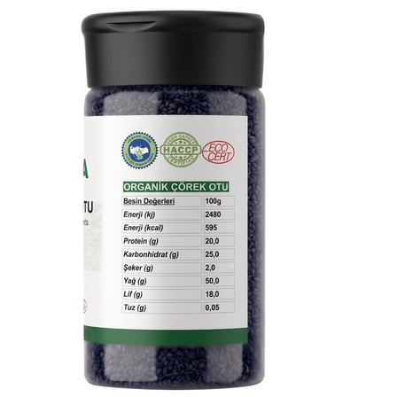 Organik Çörek Otu 250g Organic Black Cumin Seeds