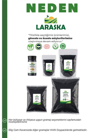 Organik Çörek Otu 1kg Organic Black Cumin Seeds