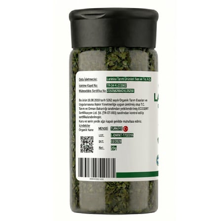 Organik Nane 20g - Organic SpearMint 50g
