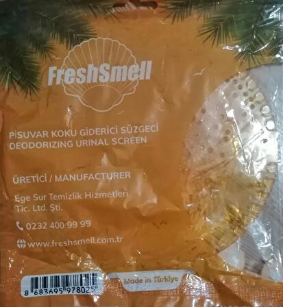 FreshSmell Pisuar Koku Giderici Süzgeci 2 Adet