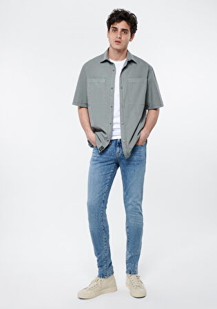 James Vintage Açık Mavi Gölgeli Street Jean Pantolon 0042483788