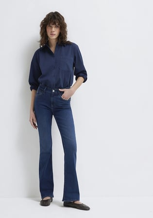 Molly Gold Klasik Koyu Mavi Jean Pantolon 1013684068