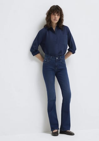 Molly Gold Klasik Koyu Mavi Jean Pantolon 1013684068