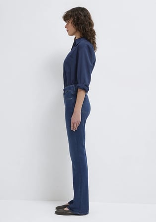 Molly Gold Klasik Koyu Mavi Jean Pantolon 1013684068