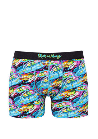 Mavi Rick and Morty Baskılı Boxer 0910701-82952